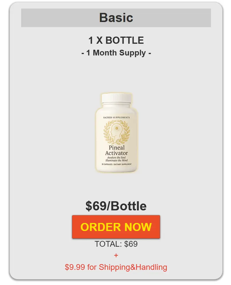 Pineal Activator Pricing